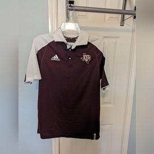 Adidas men's Texas A&M polo